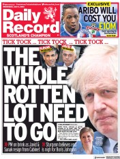 Daily Record () Newspaper Front Page for 6 July 2022