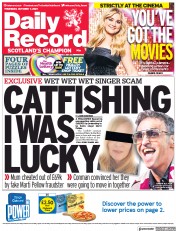 Daily Record () Newspaper Front Page for 7 October 2021