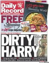 Daily Record () Newspaper Front Page for 7 January 2023