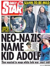 Daily Star () Newspaper Front Page for 10 October 2018