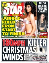 Daily Star () Newspaper Front Page for 10 December 2013