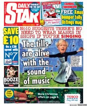 Daily Star () Newspaper Front Page for 10 December 2021