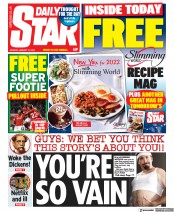 Daily Star () Newspaper Front Page for 10 January 2022