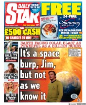 Daily Star () Newspaper Front Page for 10 January 2023