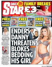 Daily Star () Newspaper Front Page for 10 February 2018