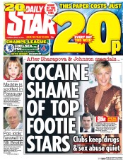 Daily Star () Newspaper Front Page for 10 March 2016