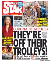Daily Star () Newspaper Front Page for 10 April 2020