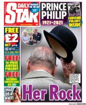 Daily Star () Newspaper Front Page for 10 April 2021