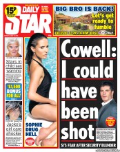 Daily Star () Newspaper Front Page for 10 June 2013
