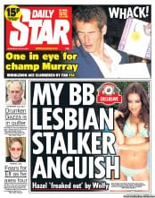 Daily Star () Newspaper Front Page for 10 July 2013