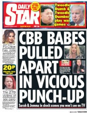 Daily Star () Newspaper Front Page for 10 August 2017