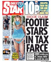 Daily Star () Newspaper Front Page for 10 August 2020