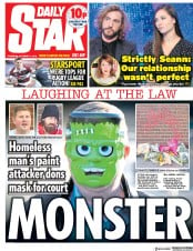 Daily Star () Newspaper Front Page for 11 October 2018