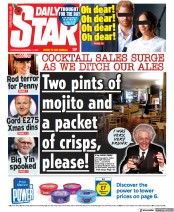 Daily Star () Newspaper Front Page for 11 November 2021