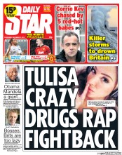 Daily Star () Newspaper Front Page for 11 December 2013