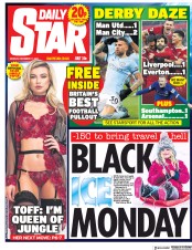 Daily Star () Newspaper Front Page for 11 December 2017