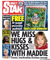 Daily Star () Newspaper Front Page for 11 December 2019