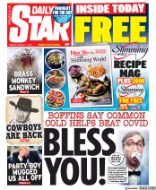 Daily Star () Newspaper Front Page for 11 January 2022