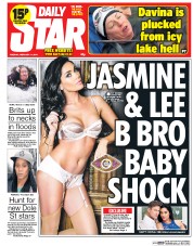 Daily Star () Newspaper Front Page for 11 February 2014