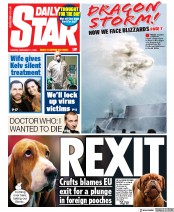 Daily Star () Newspaper Front Page for 11 February 2020