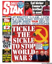 Daily Star () Newspaper Front Page for 11 February 2022
