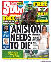 Daily Star () Newspaper Front Page for 11 March 2020