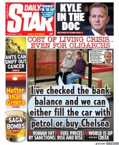 Daily Star () Newspaper Front Page for 11 March 2022