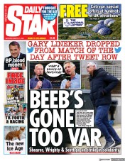 Daily Star () Newspaper Front Page for 11 March 2023