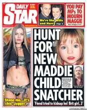 Daily Star () Newspaper Front Page for 11 April 2013