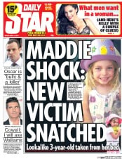 Daily Star () Newspaper Front Page for 11 April 2014