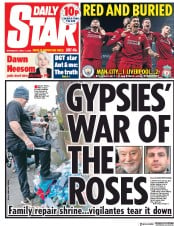 Daily Star () Newspaper Front Page for 11 April 2018