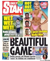 Daily Star () Newspaper Front Page for 11 June 2019