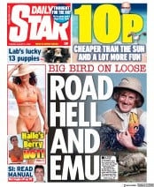 Daily Star () Newspaper Front Page for 11 August 2020
