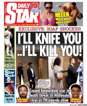 Daily Star () Newspaper Front Page for 11 September 2019