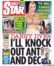 Daily Star () Newspaper Front Page for 12 October 2019