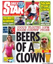 Daily Star () Newspaper Front Page for 12 October 2020