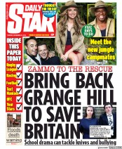 Daily Star () Newspaper Front Page for 12 November 2019