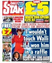 Daily Star () Newspaper Front Page for 12 November 2022