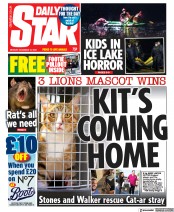 Daily Star () Newspaper Front Page for 12 December 2022