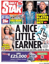 Daily Star () Newspaper Front Page for 12 January 2019