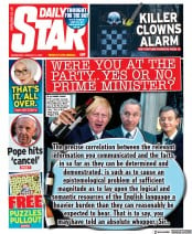 Daily Star () Newspaper Front Page for 12 January 2022