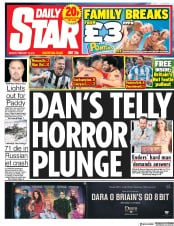 Daily Star () Newspaper Front Page for 12 February 2018