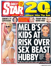 Daily Star () Newspaper Front Page for 12 April 2017