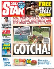 Daily Star () Newspaper Front Page for 12 May 2023