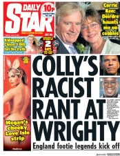 Daily Star () Newspaper Front Page for 12 June 2018