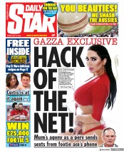 Daily Star () Newspaper Front Page for 12 July 2019