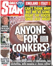 Daily Star () Newspaper Front Page for 12 July 2021