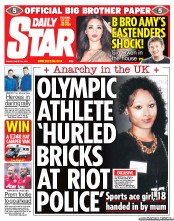 Daily Star () Newspaper Front Page for 12 August 2011