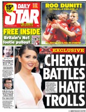 Daily Star () Newspaper Front Page for 13 October 2014