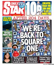 Daily Star () Newspaper Front Page for 13 October 2020